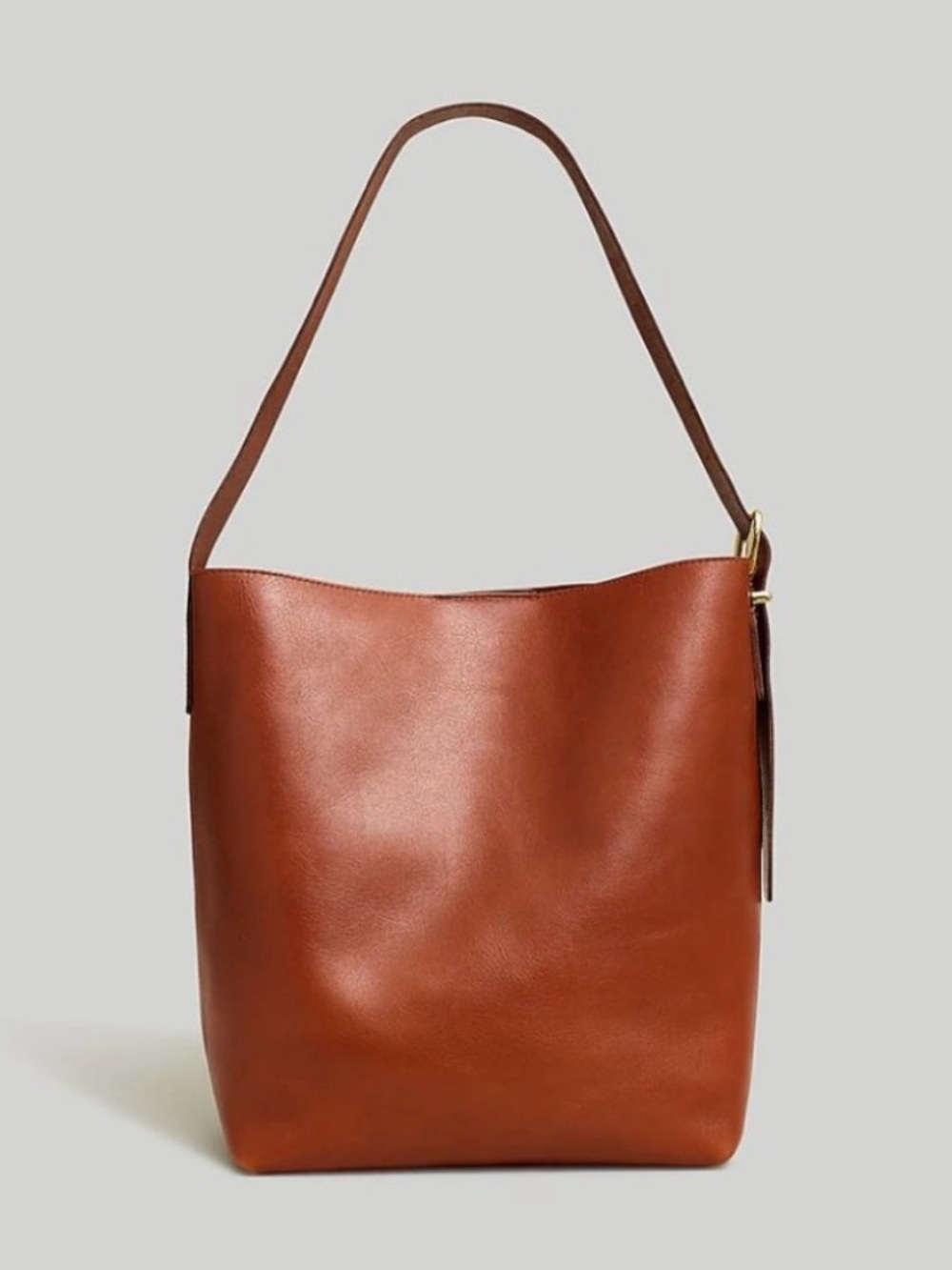 Madewell Essential Leather Bucket Bag